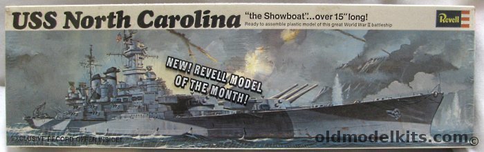Revell 1/570 USS North Carolina BB-55, H313-200 plastic model kit
